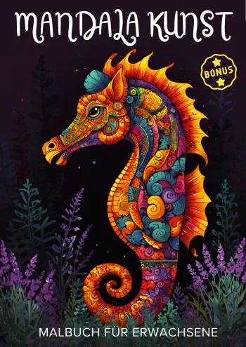 Mandala Kunst - Malbuch für Erwachsene mit 70 faszinierende Tiermotiven