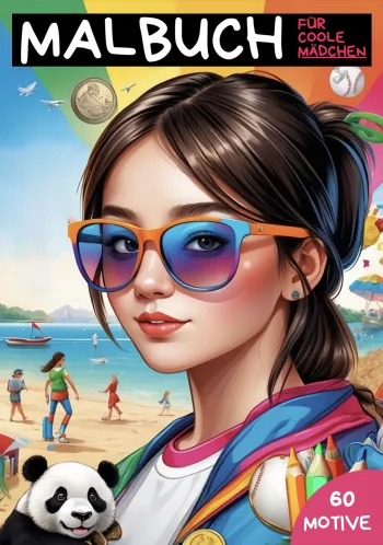 Malbuch für Coole Mädchen