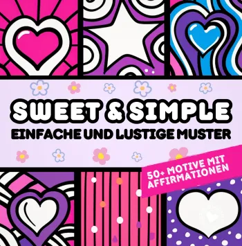 Malbuch Sweet und Simple